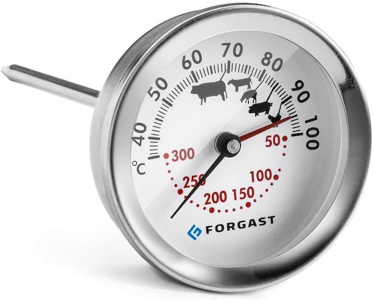 Oven- en Kernthermometer RVS Grill Meetbereik 50-300°C