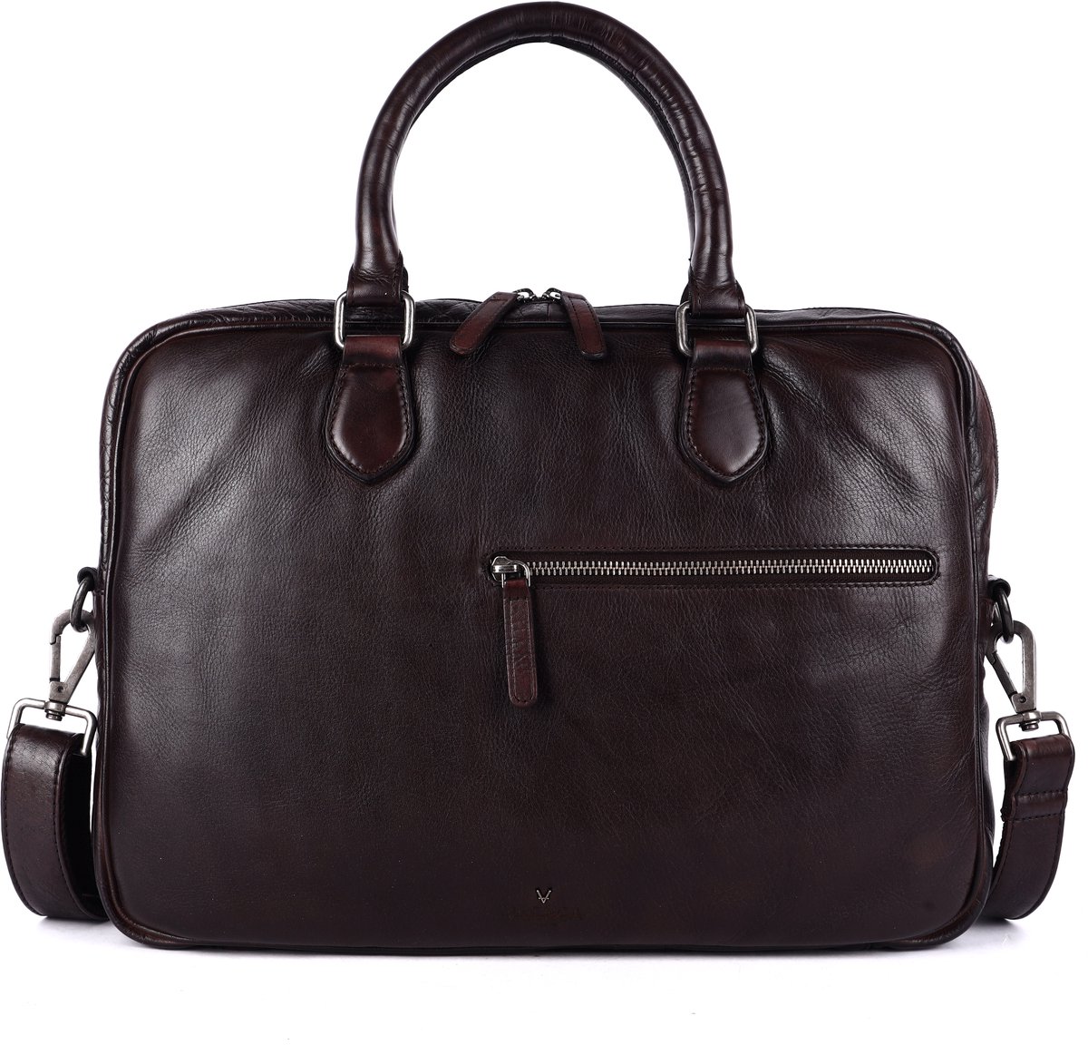 Echt Italiaans Leren 14-inch Laptop Messenger Bag voor Heren – Multifunctionele Schoudertas in Satchel-stijl met Afneembare Schouderriem