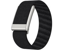 Bracelet en nylon - compatible avec WHOOP 5.0 - élastique avec support - noir