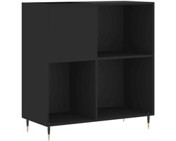 MMP ® Platenspeler Kast - Platenspeler Meubel - Ip Kast - 85x38x89cm - Zwart