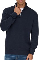 Jack & Jones JJPANNEL ROLL NECK - Jersey de punto - cloud dancer/blanco