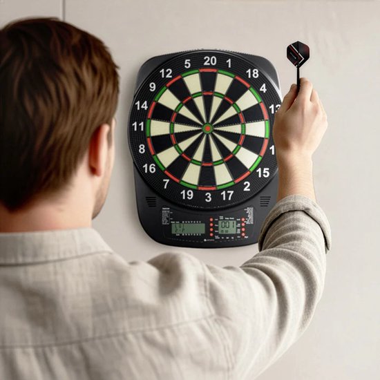 Elektronisch Dartbord - Incl. lcd-scherm - USB-C-poort - 18 darts — afbeelding 4