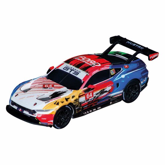 Carrera Speelgoedvoertuig Auto - Pull and Speed - Ford Mustang GT3 - Pull-Back Auto - Terugtrekauto - 1:43 - 3 Stuks van Merkloos — afbeelding 5