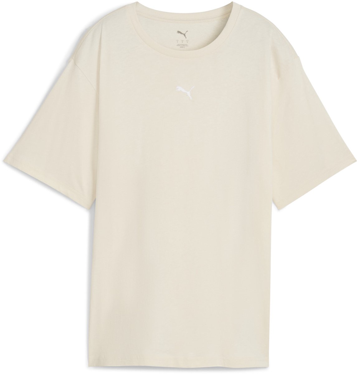 PUMA ESS Relaxed Tee Dames T-shirt Alpine Snow