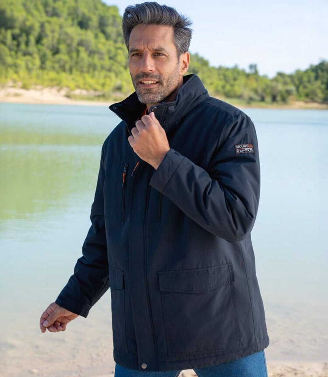 ATLAS FOR MEN - Allterrain parka met meerdere zakken - Heren - Verkrijgbaar in grote maten - 4XL
