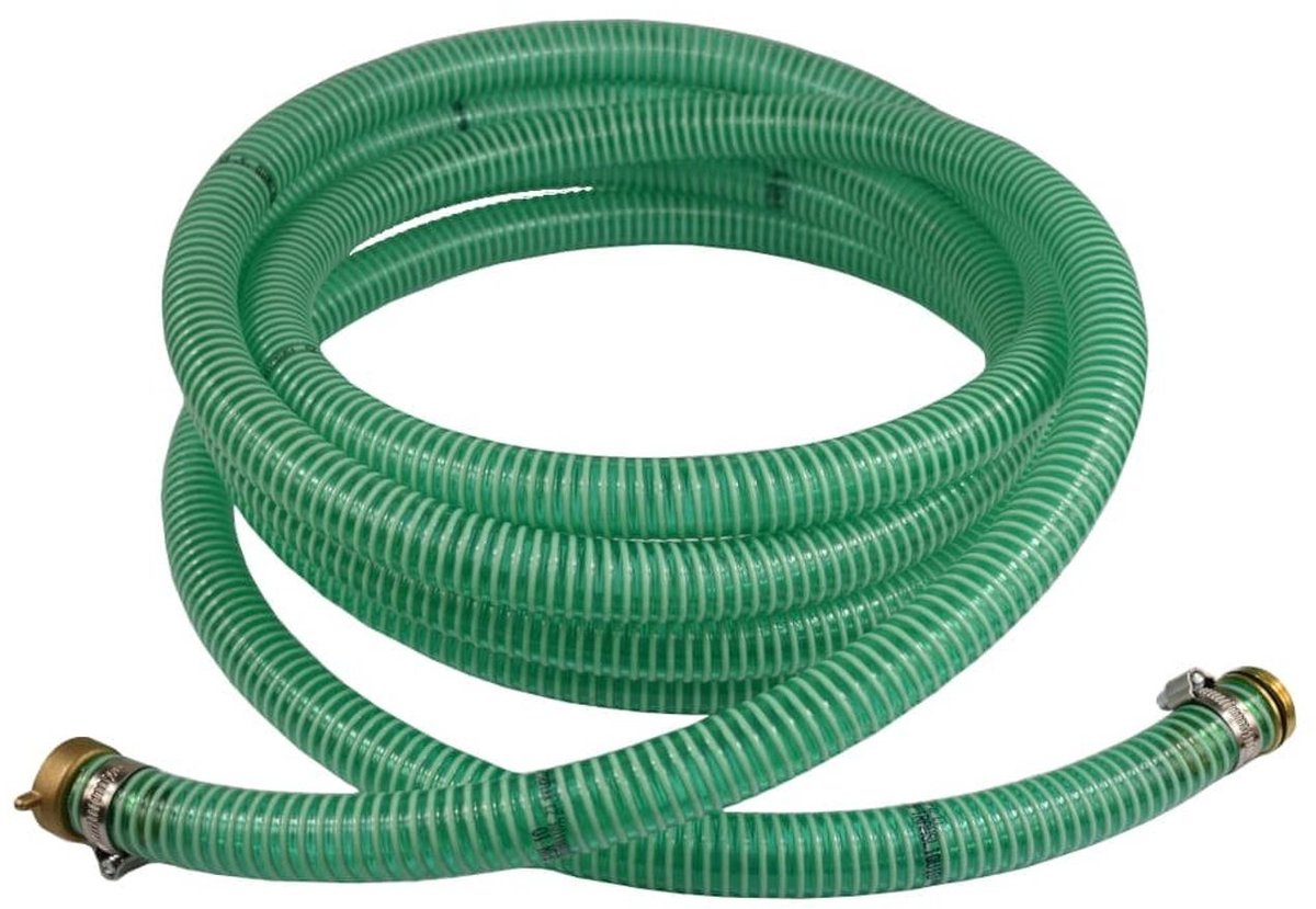 1"/25mm Zuig- + persslang met 1" AG Slangtule + 1" IG 2/3 Schroefverbinding 25m