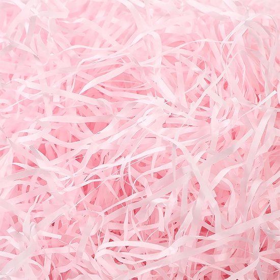 Mamiddle 100g Raffia Vulmateriaal Cadeau - Geschenkvulling voor Hampers Geschenkdozen & Decoratie Geschredderd Papier Feestdecoratie Pakjesvulling (Magenta