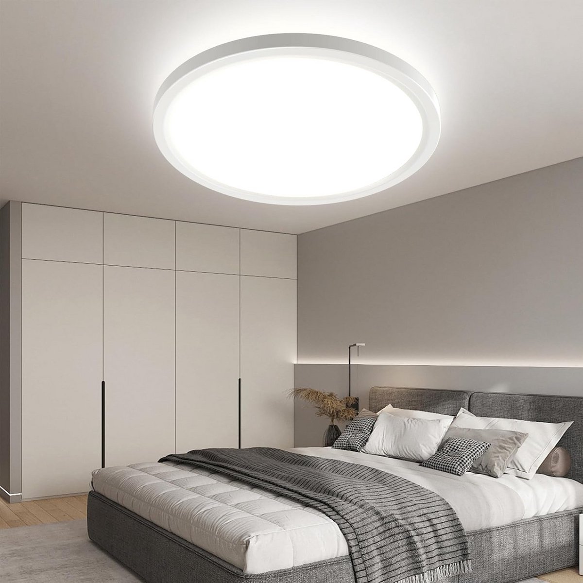 Ronde LED Plafondlamp 24W 4000K Neutraal Wit IP44 Modern