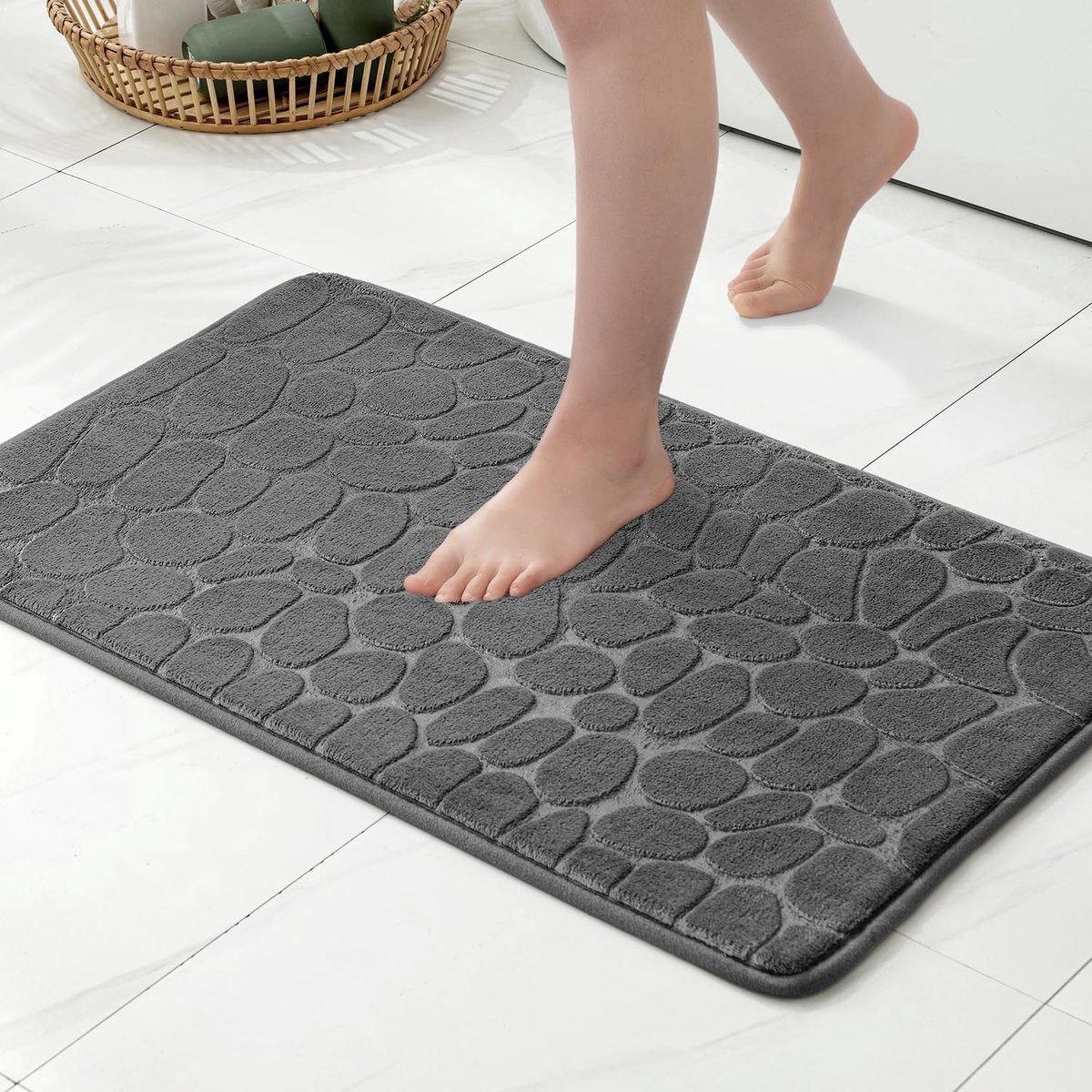 Stunq® Geavanceerde Absorberende Antislip Badmat met Stijlvol Ontwerp voor Badkamer en Woonkamer