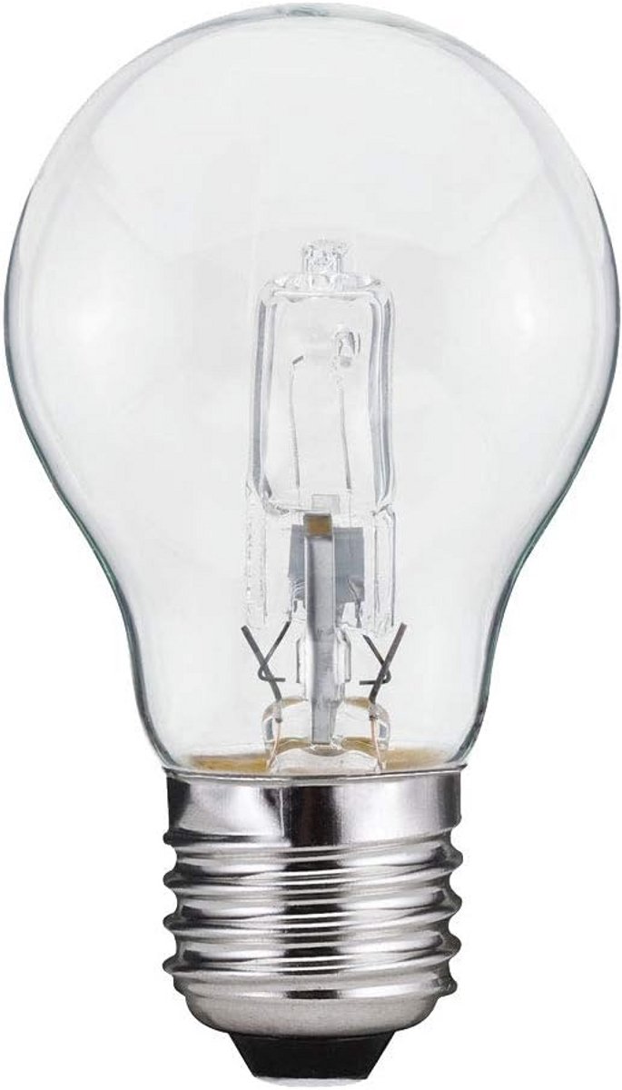 E27 Eco Halogeen Peervormige Lamp A55 28W (34W Vervangend) Dimbaar Warm Wit Licht