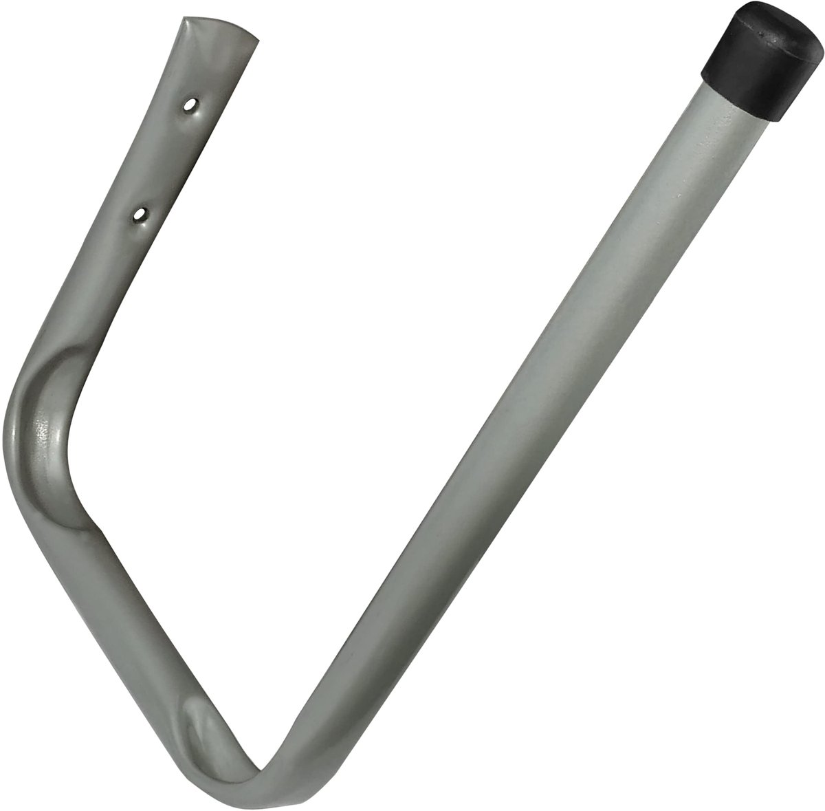 haak eenvoudig universele opslag 175x200x280x19mm - wandhouder - van stalen buisprofiel - ophangende hangende garage werkplaatshuis - kleur grijs