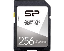 256GB SDXC Geheugenkaart UHS-I U3 V30 voor 4K Video en Camera's