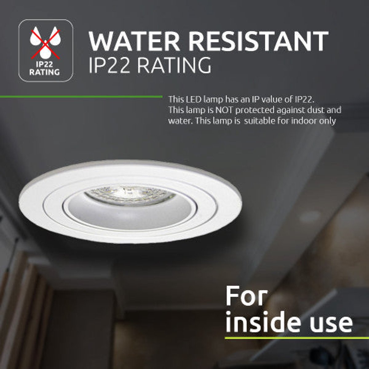 PHILIPS LED Inbouwspot Wit 4W | Rond | 80 mm | Dimbaar | 3000K - Warm wit (830)