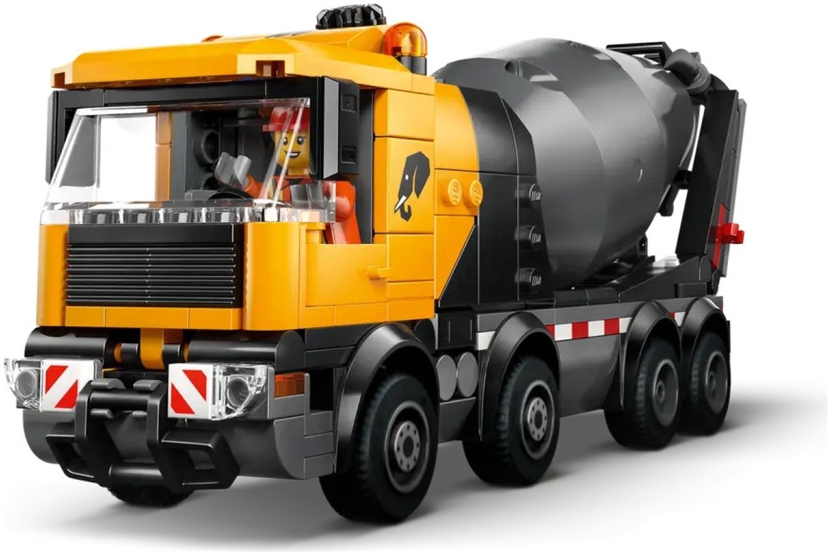 LEGO City Great Vehicles - Cementwagen - 6+ Jaar - Inclusief Figuren — afbeelding 13