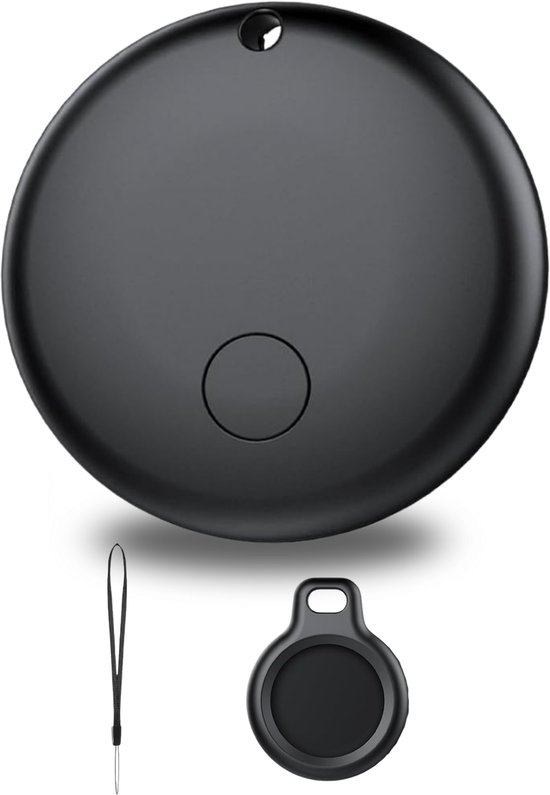 Buzzy GPS Tracker Android - voor Hond en Kat - Werkt met Google 'Find Hub app' - Zonder Abonnement - GPS Tracker voor Auto, Hond, Kat, Kind & Bagage - Zwart - 1 Stuk