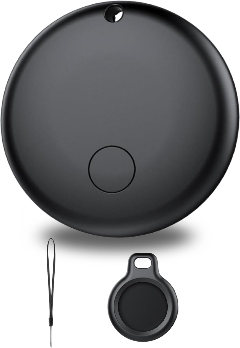 Buzzy GPS Tracker Android – voor Hond en Kat - Werkt met Google 'Find Hub app' – Zonder Abonnement – GPS Tracker voor Auto, Hond, Kat, Kind & Bagage – Zwart