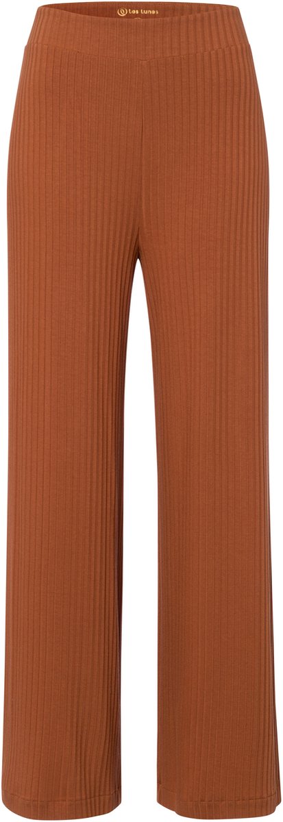 Les Lunes Broek MICHELLE Rib Pants Wide Leg