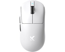 MCHOSE A7 V2 Ultra - Lichtgewicht Gaming Muis - PAW 3950TI Sensor - TTC Gold Switch - 8K Bedraad + 8K Draadloos - 3 Modi - 500mAh - Wit
