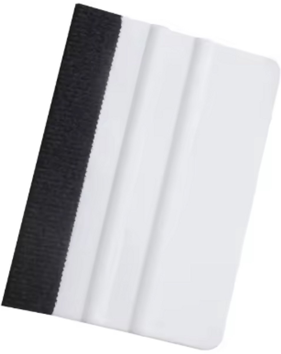 Scoby - Rakel met Viltenrand - Wrapping Tool - Aanbrengspatel - Scraper Tool - Wit