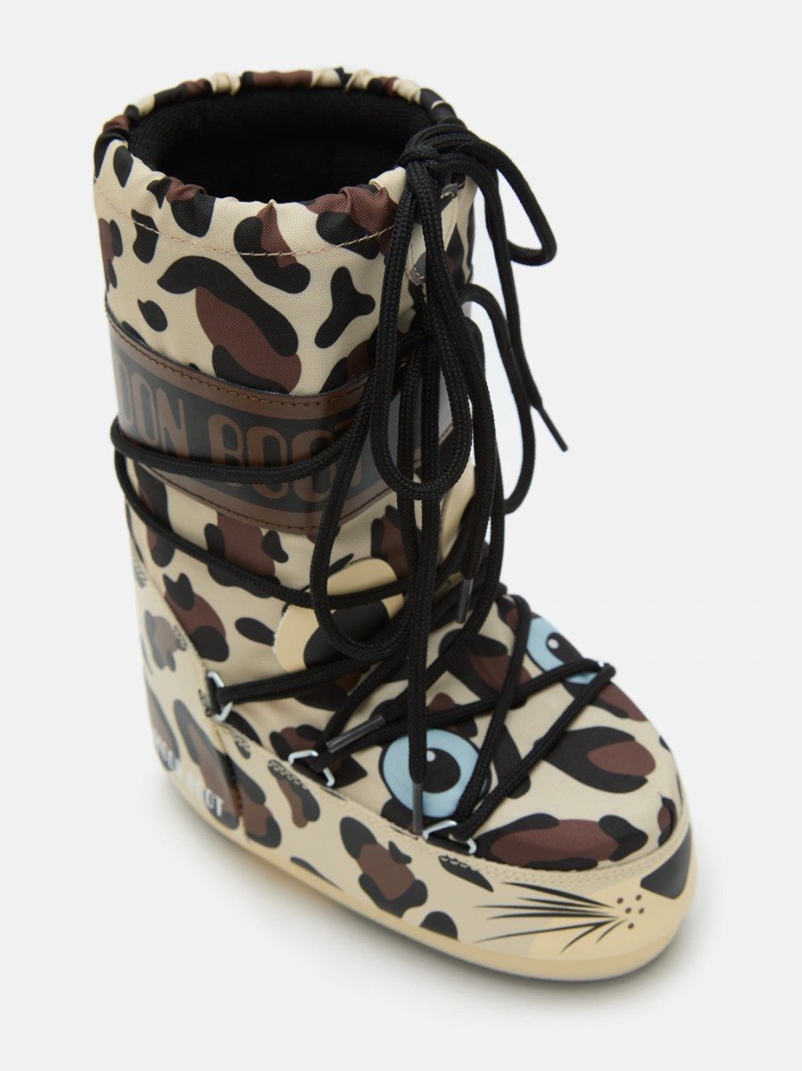 MOON BOOT ICON ANIMAL LEOPARD Thermoboots Snowboots Sneeuwlaarzen Jongen/Meisje Leopard 23-26 8059791094776 Print