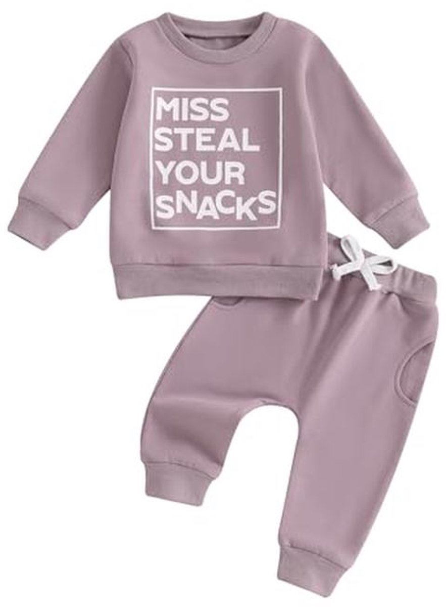 Herfst Winter Outfit voor Baby Meisjes met Lange Mouwen en Broek