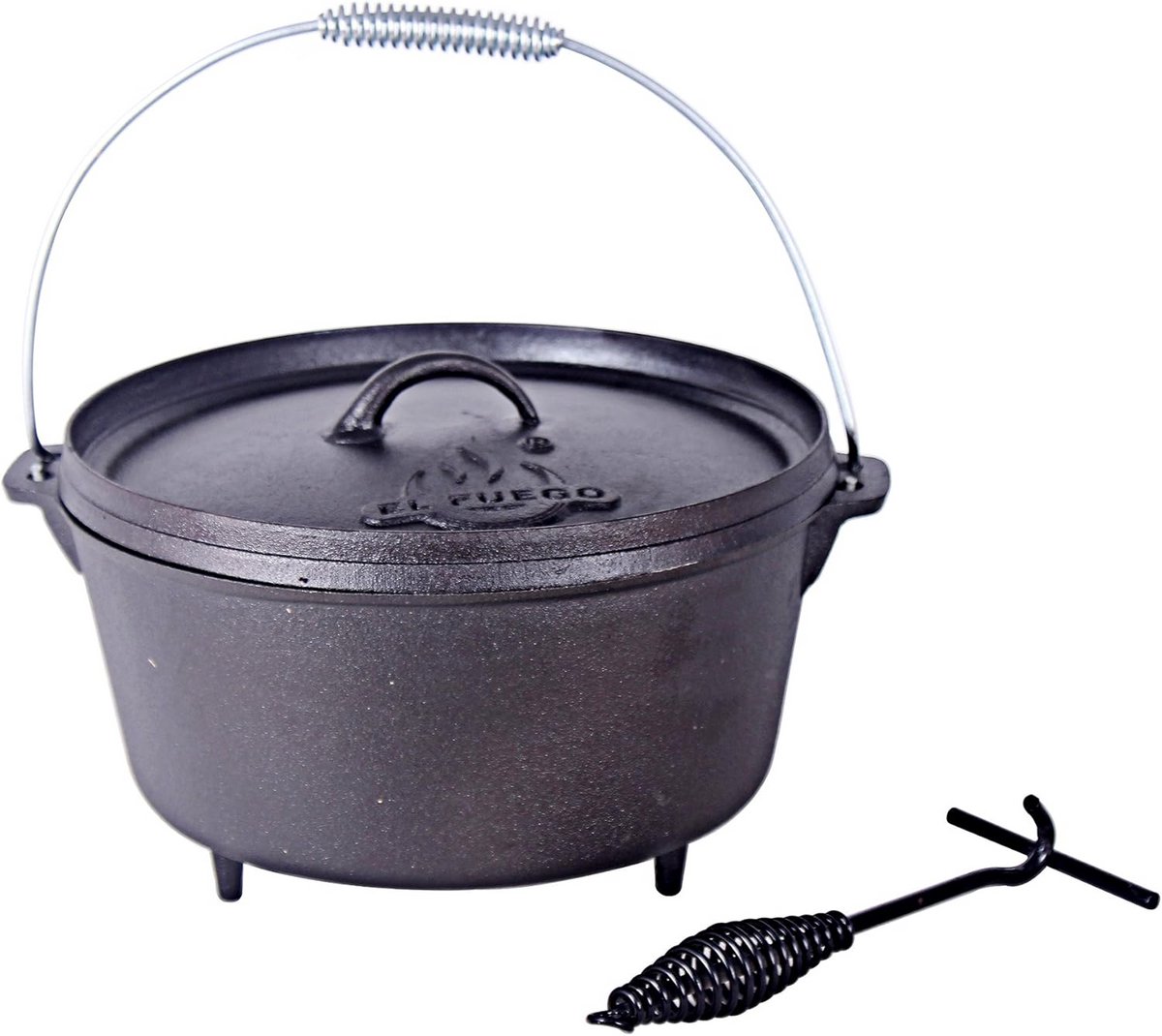 Gietijzeren Dutch Oven 5,64 L - Koken op Traditionele Wijze