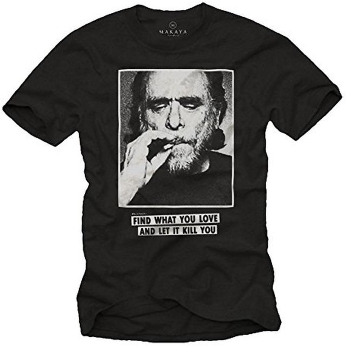 Leuke T-Shirt met Opschrift - Vind Wat Je LeefT