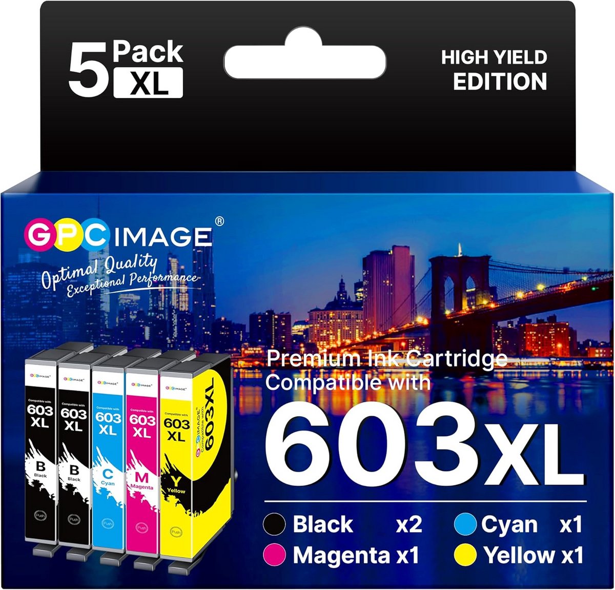 Compatibele Inktcartridges voor 603 XL - Geschikt voor XP-2100 en XP-2105