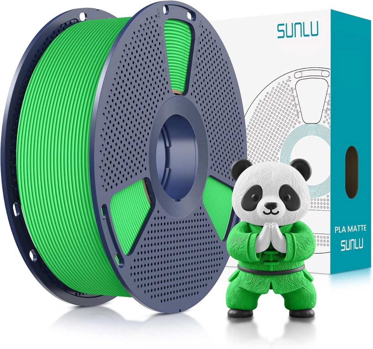 Matte PLA Filament 1.75mm voor 3D Printer - 1kg van Hoogwaardige Biologisch Afbreekbare Materiaal
