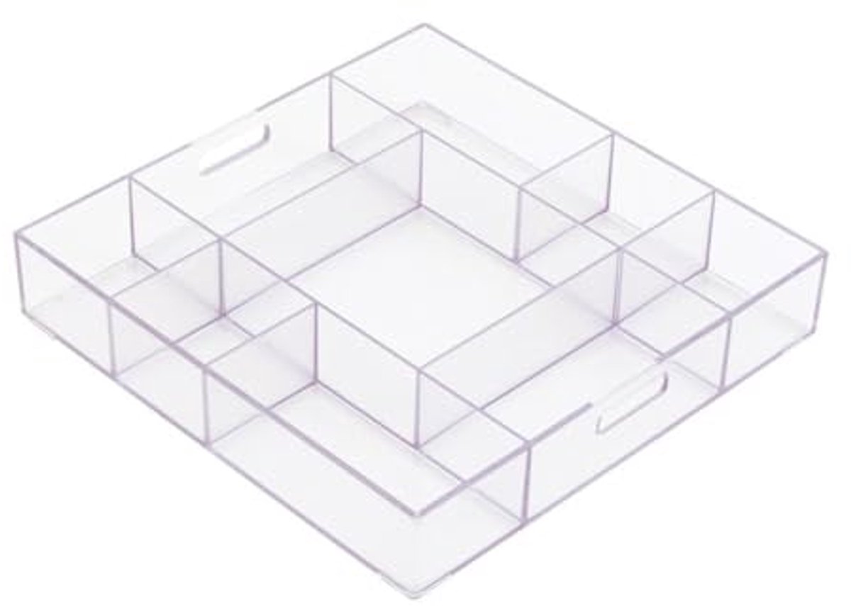 Guidecraft stapelbare sorteertray - educatief speelgoed - doorzichtig.