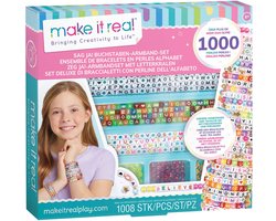 Make it Real - DIY Alfabet Sieradenset - Maak unieke alfabet armbanden