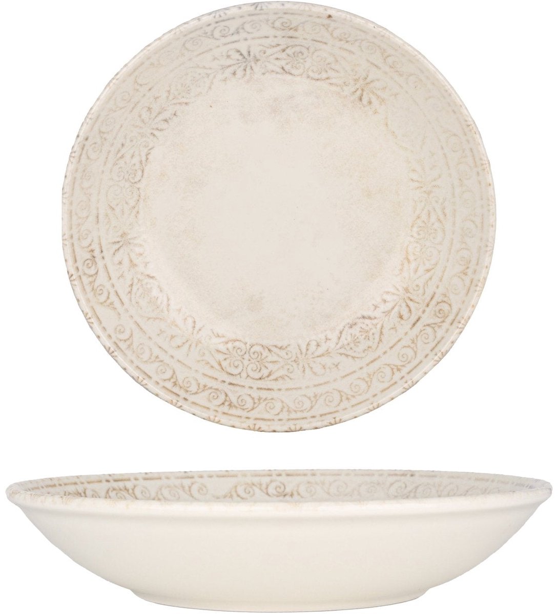 By Bone Diepbord - Antico - Porselein - 23 cm (1000cc) - set van 6