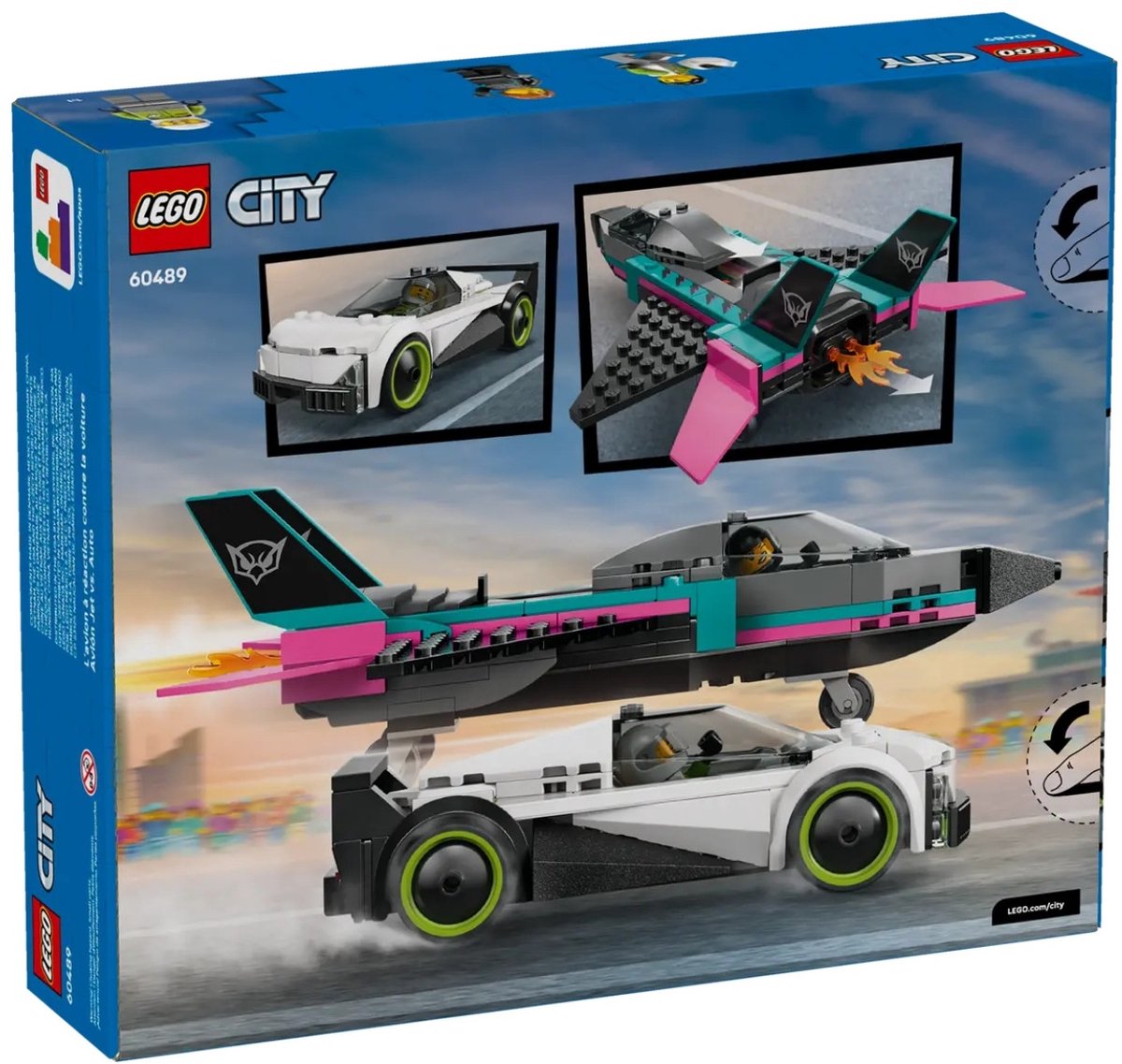 LEGO City Great Vehicles - 60489 - Straalvliegtuig vs. Sportauto — afbeelding 22