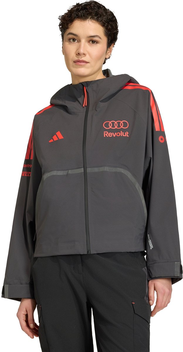 Adidas Performance Audi Revolut F1 Team Monteursregenjack Dames Zwart