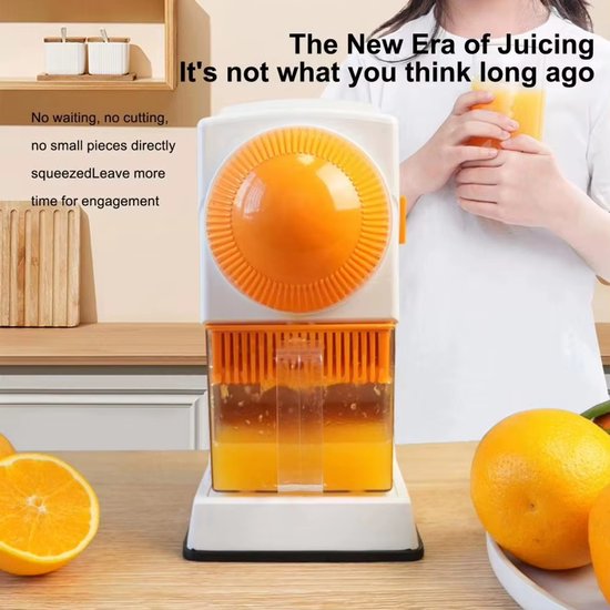 Handmatige Sinaasappelpers - Citruspers - Draagbare Handgedreven Juicer - Stil, Makkelijk Schoon te Maken - Keukenhulpmiddel voor Vers Sap Thuis van Merkloos — afbeelding 4