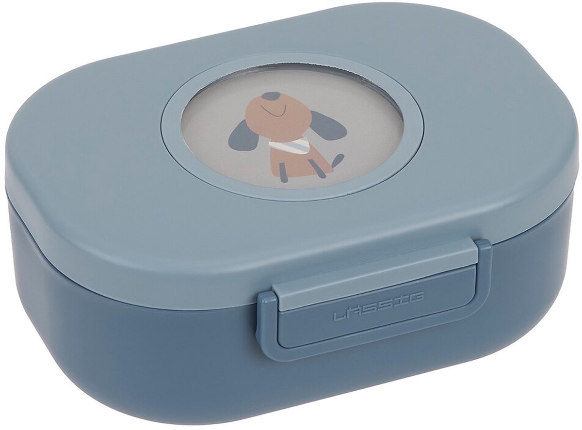 Lässig Style en Snack Pattern Party Lunchbox - Blue/Green