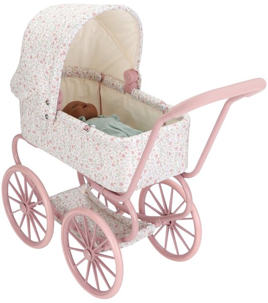 Landau de poupée Little Dutch - Métal - Fleurs douces