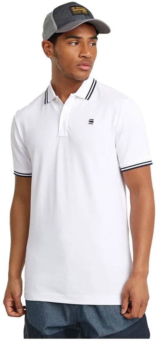 G-star Dunda Korte Mouw Poloshirt S Man Wit