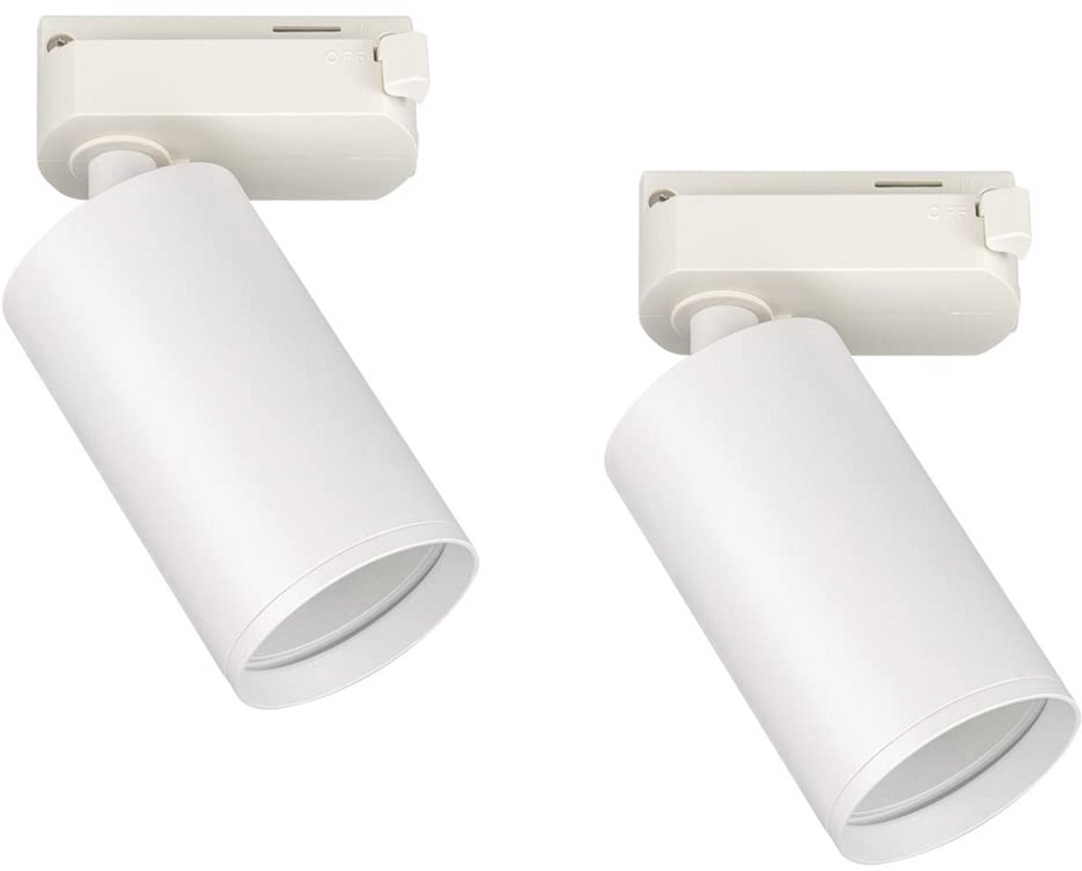 Moderne Draaibare Plafondlamp GU10 voor Inbouw, Wit - 2 Stuks
