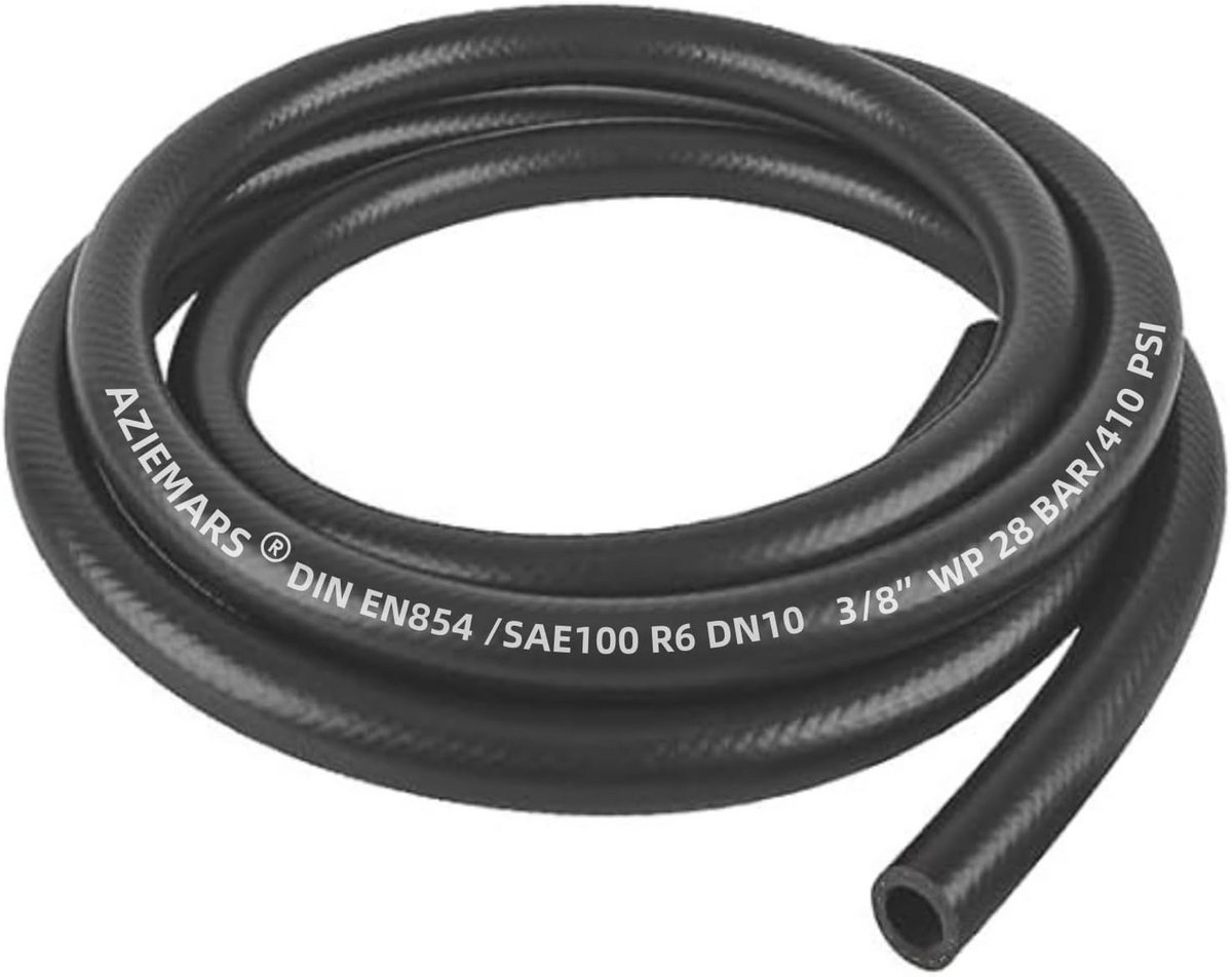 3 meter brandstofslang 10mm binnendiameter voor vrachtwagen, auto, tractor of kleine motoren