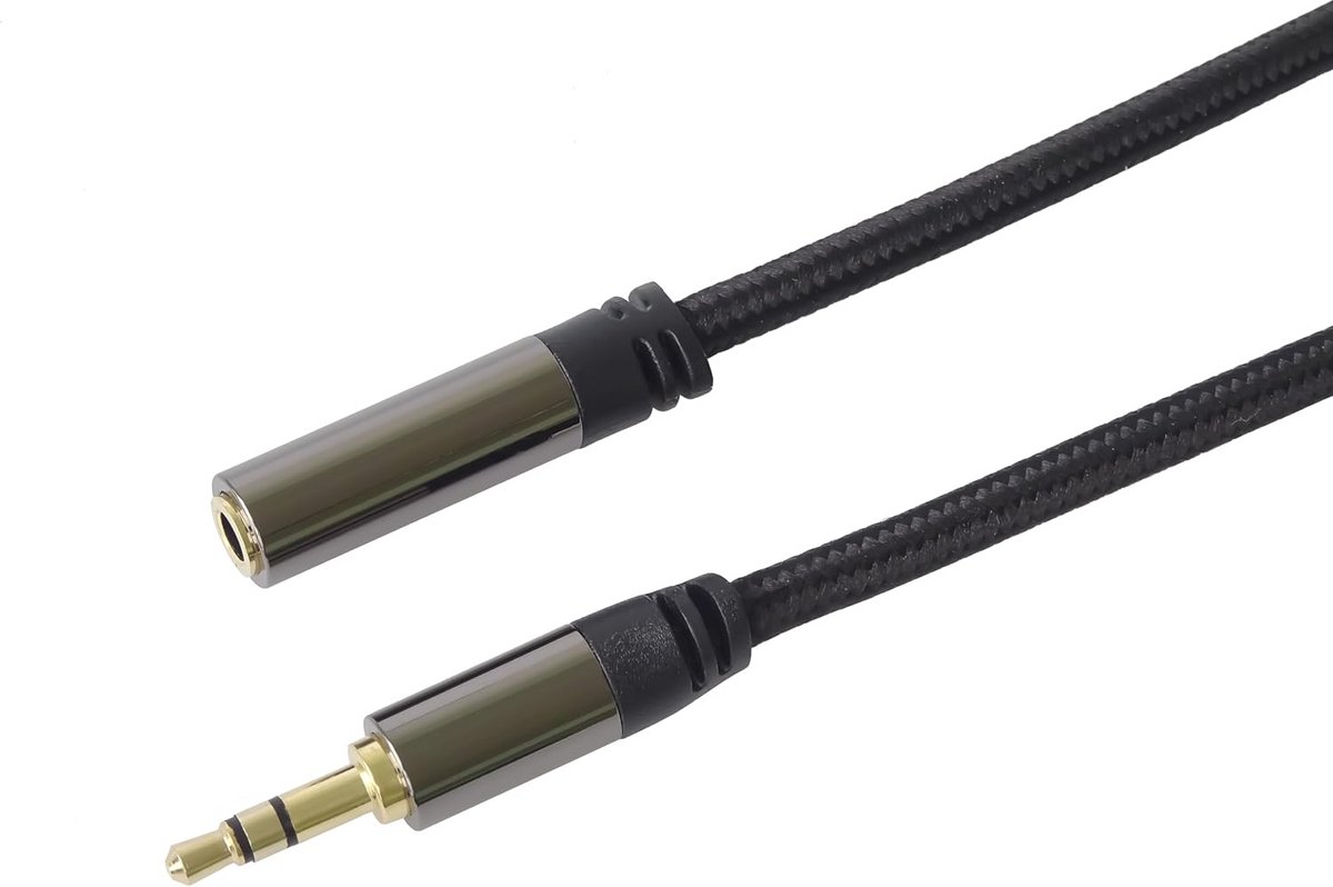 3,5 mm Verlengkabel - Stereo Jack naar Jack - 1,5 m