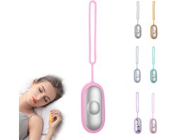 Handheld slaaphulpmiddel - Slaapapparaat - Slaaphulpmiddel - Verlicht slapeloosheid en stress - Verbeter de diepe slaap - Val snel in slaap - roze