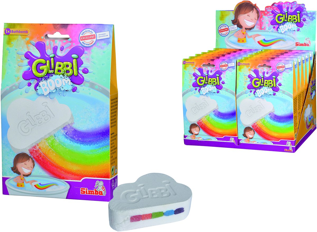 Glibbi Boom Regenboog - Badbom - vanaf 3 jaar - dermatologisch getest — afbeelding 17