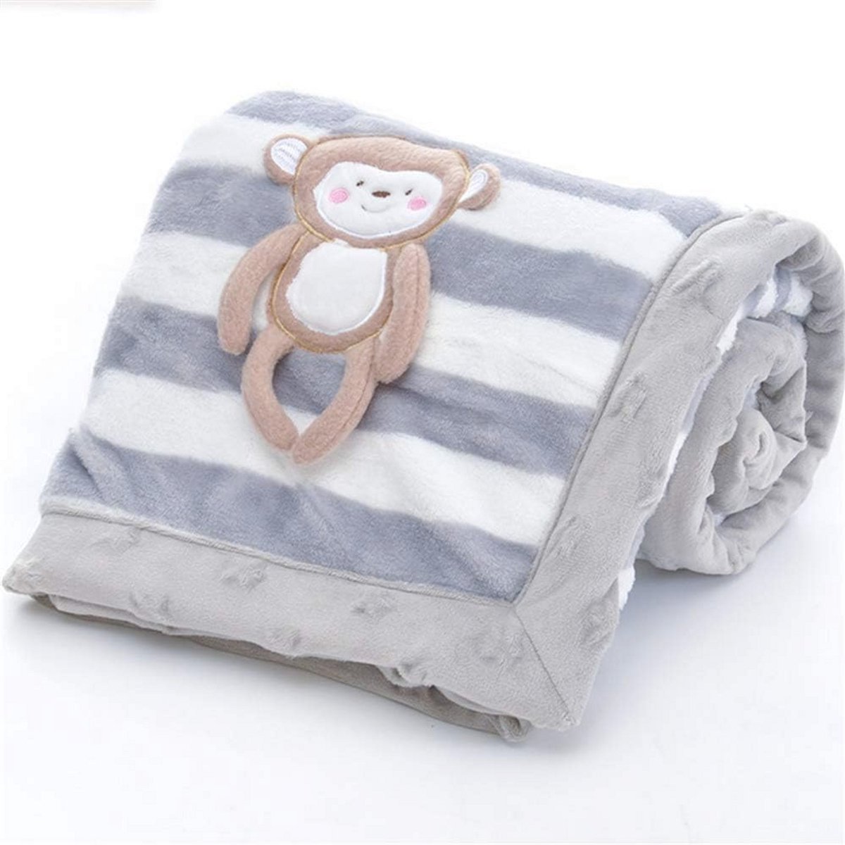 Zachte Babydeken voor Voorjaar, Herfst en Winter - Dubbellaags Flanel, 75 x 100 cm