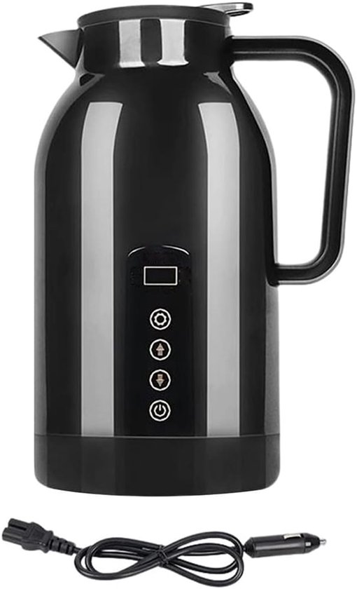 Elektrische reiswaterkoker, 12 V, 450 ml, elektrische autowaterkoker, in-car roestvrij staal, verwarming, koffie, theekop