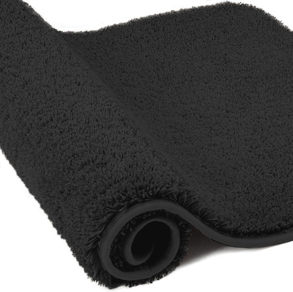 Superdikke Microvezel Badmat 60 x 90 cm - Zwart - Absorberend en Comfortabel