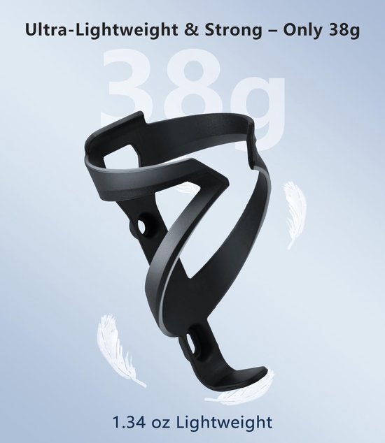 Fietswaterfleshouder - 1,3 oz ultralichte stevige fietsbekerhouder - Fietswaterhouder - Fietswaterfleshouder met schroevendraaier - Past op waterflessen van 2,75-3,94 inch — afbeelding 5