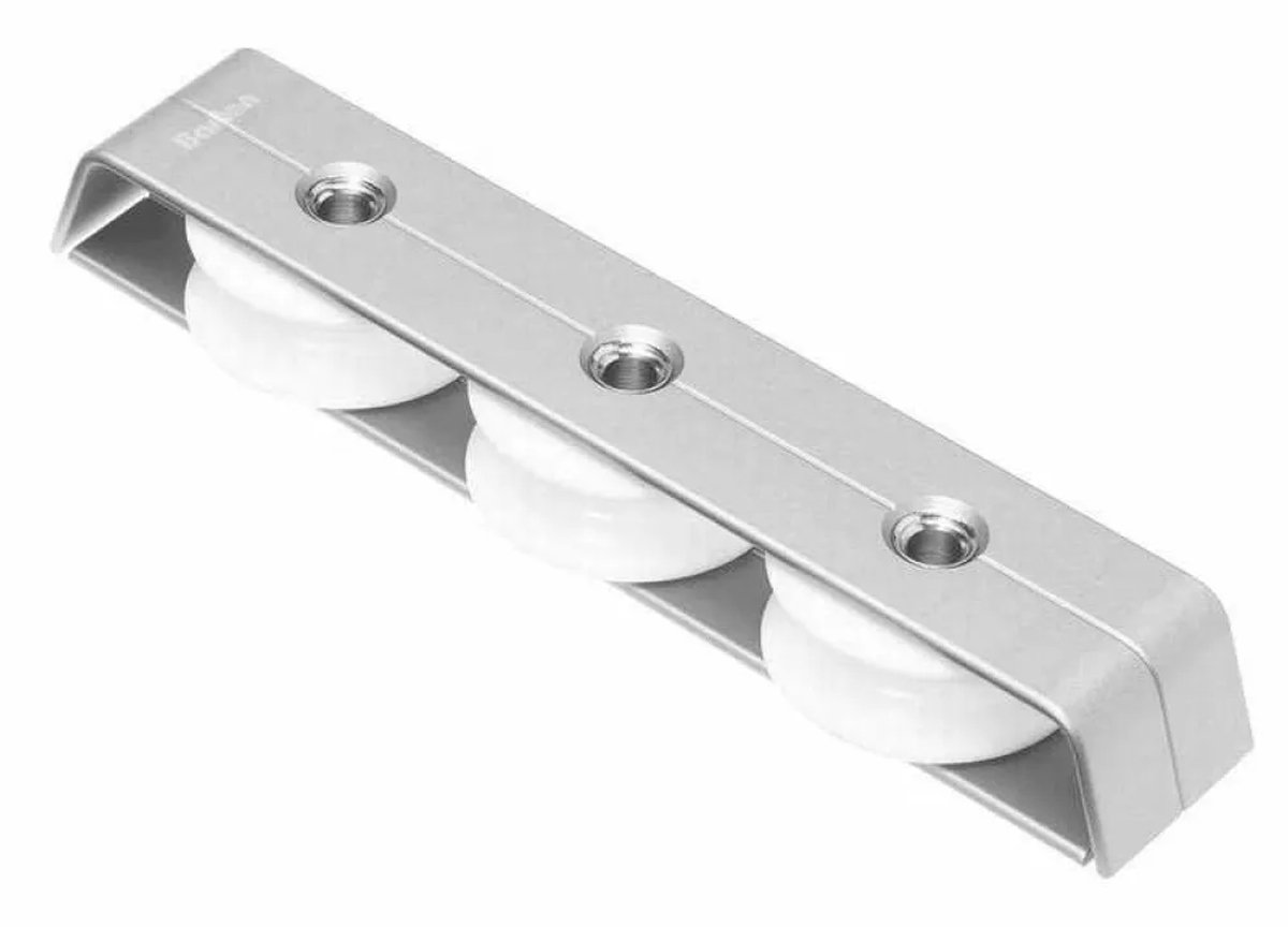 Barton Marine Organisatorblok Drievoudige Katrol Zilver 50 x 20 mm