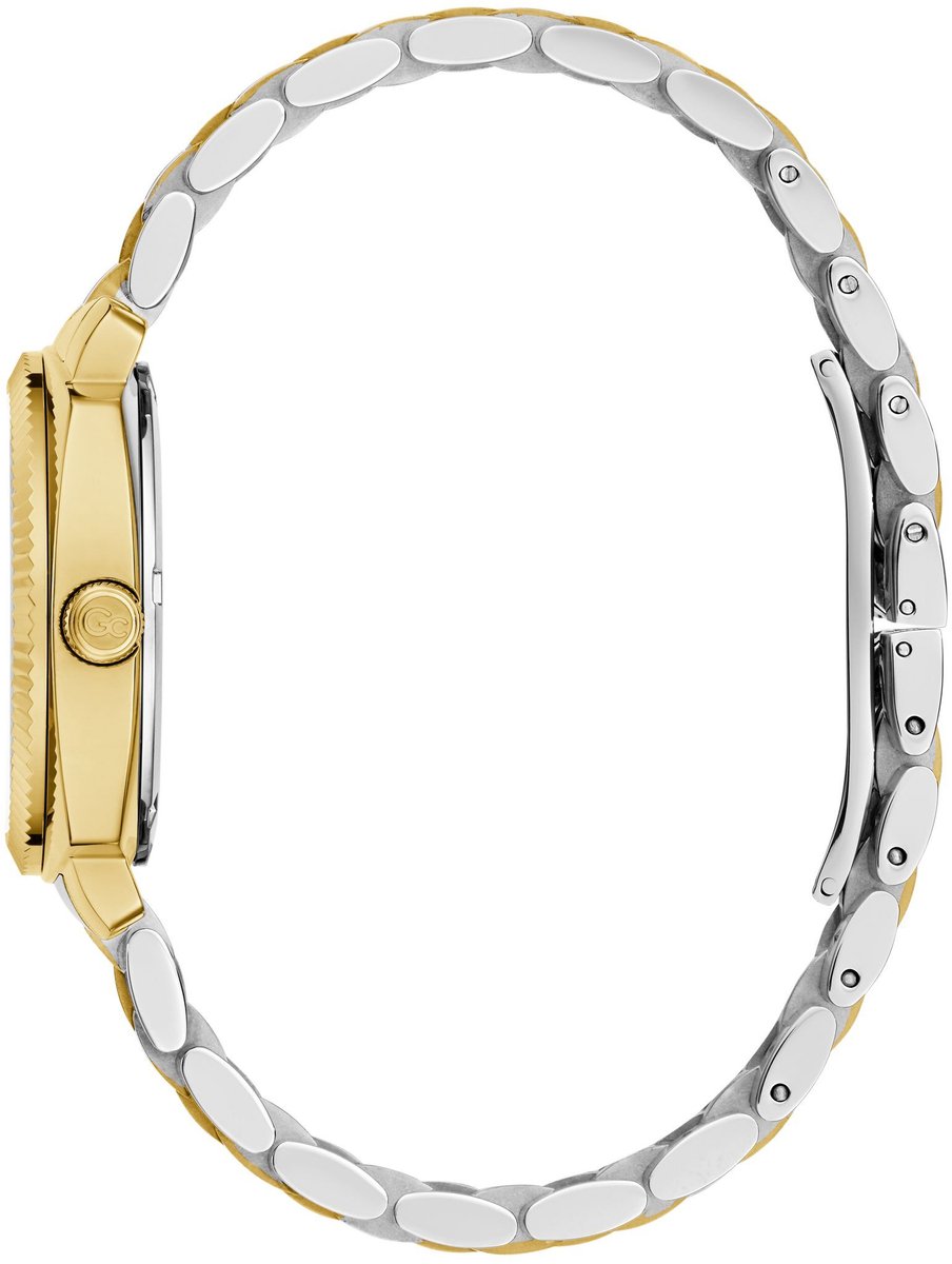 Gc Gc Flair Coussin Lady Kwarts Analoog Horloge Twee Toon Case: 100% Stainless Steel | Armband: 100% Stainless Steel 34 Z44001L7MF, Z44002L9MF, Z44003L1MF