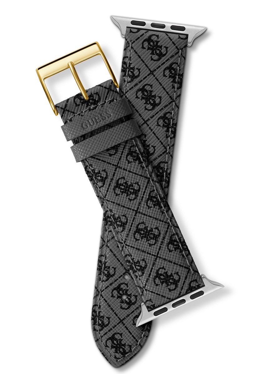 Guess Guess Apple Band Watch Straps Zwart Armband: 100% Leather CS3001S1, CS3001S2